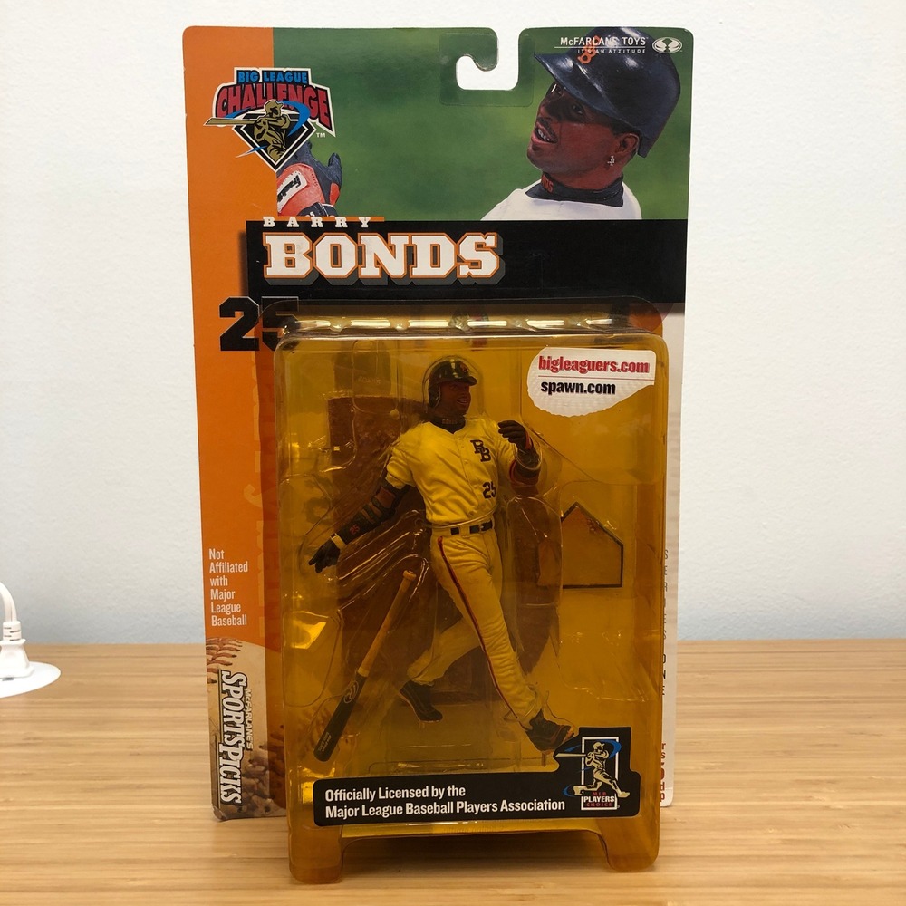 McFarlane Toys Action Figure Men 6in Yellow Barry Bonds SportsPicks Series 1